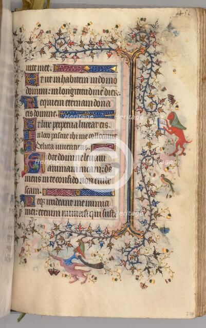 Hours of Charles the Noble, King of Navarre (1361-1425): fol. 220r, Text, c. 1405. Creator: Master of the Brussels Initials and Associates (French).