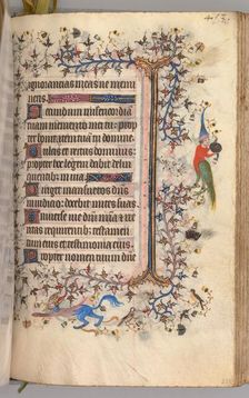 Hours of Charles the Noble, King of Navarre (1361-1425): fol. 221r, Text, c. 1405. Creator: Master of the Brussels Initials and Associates (French)