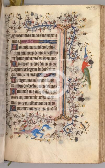 Hours of Charles the Noble, King of Navarre (1361-1425): fol. 221r, Text, c. 1405. Creator: Master of the Brussels Initials and Associates (French).