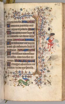 Hours of Charles the Noble, King of Navarre (1361-1425): fol. 223r, Text, c. 1405. Creator: Master of the Brussels Initials and Associates (French)