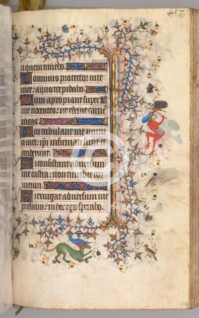 Hours of Charles the Noble, King of Navarre (1361-1425): fol. 223r, Text, c. 1405. Creator: Master of the Brussels Initials and Associates (French).