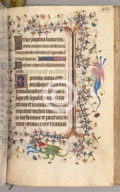 Hours of Charles the Noble, King of Navarre (1361-1425): fol. 234r, Text, c. 1405. Creator: Master of the Brussels Initials and Associates (French).
