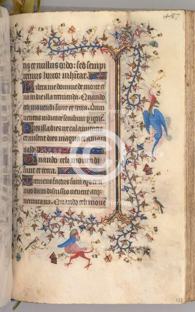 Hours of Charles the Noble, King of Navarre (1361-1425): fol. 238r, Text, c. 1405. Creator: Master of the Brussels Initials and Associates (French).