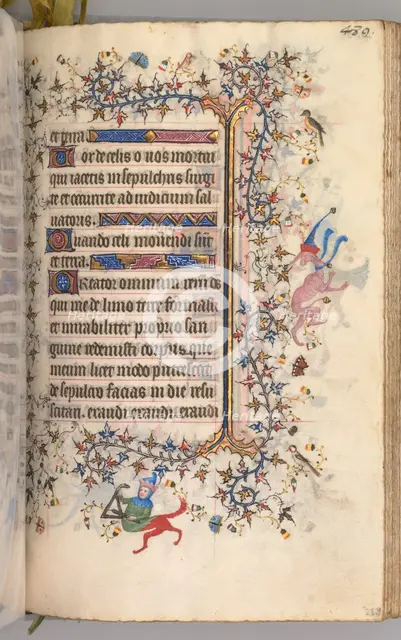 Hours of Charles the Noble, King of Navarre (1361-1425): fol. 239r, Text, c. 1405. Creator: Master of the Brussels Initials and Associates (French).