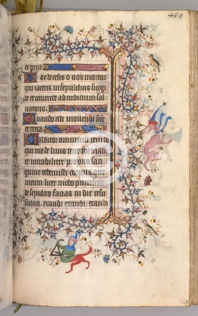 Hours of Charles the Noble, King of Navarre (1361-1425): fol. 239r, Text, c. 1405. Creator: Master of the Brussels Initials and Associates (French).