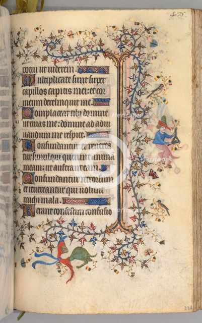 Hours of Charles the Noble, King of Navarre (1361-1425): fol. 232r, Text, c. 1405. Creator: Master of the Brussels Initials and Associates (French).