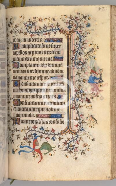 Hours of Charles the Noble, King of Navarre (1361-1425): fol. 232r, Text, c. 1405. Creator: Master of the Brussels Initials and Associates (French).