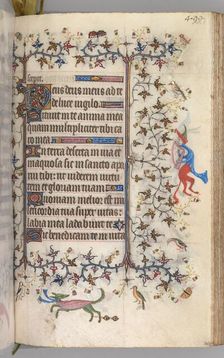 Hours of Charles the Noble, King of Navarre (1361-1425): fol. 244r, Text, c. 1405. Creator: Master of the Brussels Initials and Associates (French)