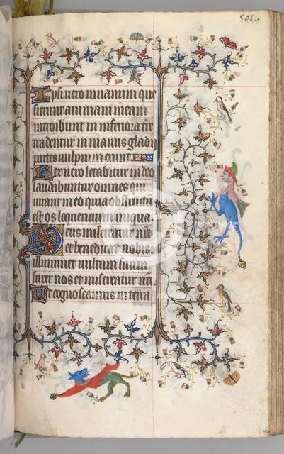 Hours of Charles the Noble, King of Navarre (1361-1425): fol. 245r, Text, c. 1405. Creator: Master of the Brussels Initials and Associates (French).
