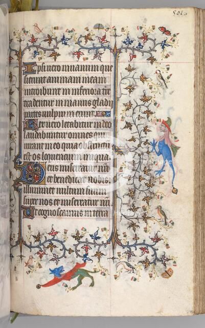 Hours of Charles the Noble, King of Navarre (1361-1425): fol. 245r, Text, c. 1405. Creator: Master of the Brussels Initials and Associates (French).