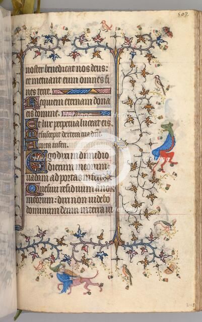 Hours of Charles the Noble, King of Navarre (1361-1425): fol. 246r, Text, c. 1405. Creator: Master of the Brussels Initials and Associates (French).