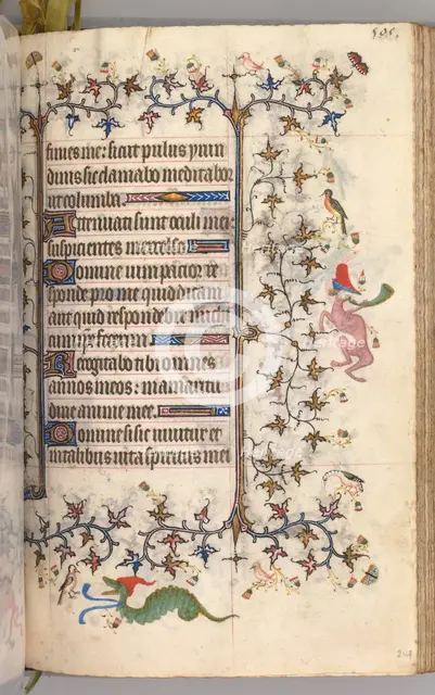 Hours of Charles the Noble, King of Navarre (1361-1425): fol. 247r, Text, c. 1405. Creator: Master of the Brussels Initials and Associates (French).