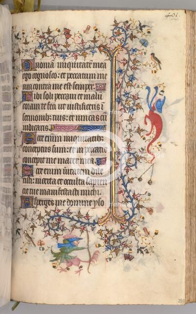Hours of Charles the Noble, King of Navarre (1361-1425): fol. 240r, Text, c. 1405. Creator: Master of the Brussels Initials and Associates (French).