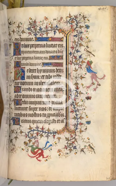 Hours of Charles the Noble, King of Navarre (1361-1425): fol. 242r, Text, c. 1405. Creator: Master of the Brussels Initials and Associates (French).