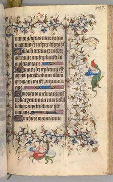 Hours of Charles the Noble, King of Navarre (1361-1425): fol. 243r, Text, c. 1405. Creator: Master of the Brussels Initials and Associates (French)