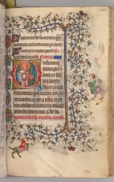 Hours of Charles the Noble, King of Navarre (1361-1425): fol. 267r, St. Bartholomew, c. 1405. Creator: Master of the Brussels Initials and Associates (French)