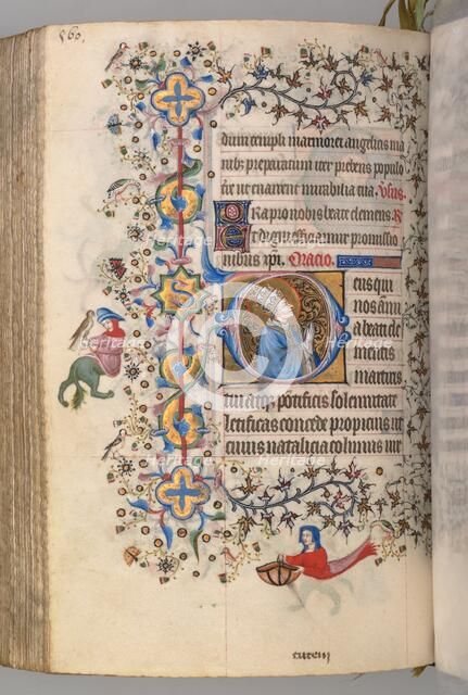 Hours of Charles the Noble, King of Navarre (1361-1425), , fol. 274v, St. Clement, c. 1405. Creator: Master of the Brussels Initials and Associates (French).