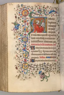 Hours of Charles the Noble, King of Navarre (1361-1425), fol. 275v, St. Vincent, c. 1405. Creator: Master of the Brussels Initials and Associates (French)