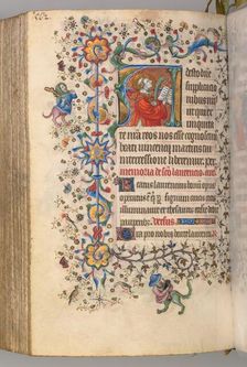 Hours of Charles the Noble, King of Navarre (1361-1425), fol. 275v, St. Vincent, c. 1405. Creator: Master of the Brussels Initials and Associates (French)