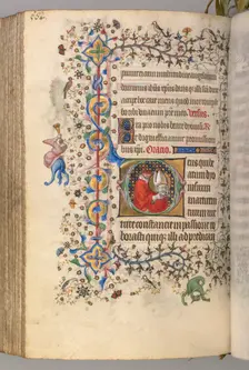 Hours of Charles the Noble, King of Navarre (1361-1425), fol. 276v, St. Denis, c. 1405. Creator: Master of the Brussels Initials and Associates (French)