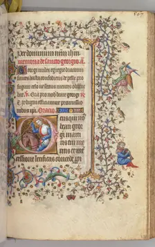 Hours of Charles the Noble, King of Navarre (1361-1425), fol. 278r, St. George, c. 1405. Creator: Master of the Brussels Initials and Associates (French)