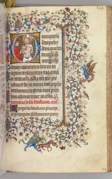 Hours of Charles the Noble, King of Navarre (1361-1425), fol. 279r, St. Basins, c. 1405. Creator: Master of the Brussels Initials and Associates (French)