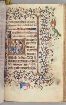 Hours of Charles the Noble, King of Navarre (1361-1425), , fol. 273r, The Four Evangelists, c. 1405. Creator: Master of the Brussels Initials and Associates (French)