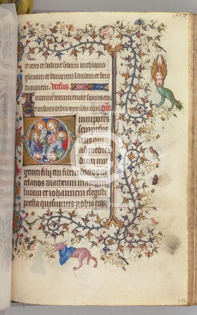 Hours of Charles the Noble, King of Navarre (1361-1425), , fol. 273r, The Four Evangelists, c. 1405. Creator: Master of the Brussels Initials and Associates (French).