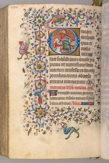 Hours of Charles the Noble, King of Navarre (1361-1425), fol. 285v, St. Martin, c. 1405. Creator: Master of the Brussels Initials and Associates (French)
