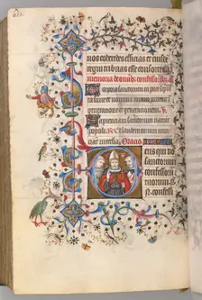 Hours of Charles the Noble, King of Navarre (1361-1425), fol. 294v, The Confessors, c. 1405. Creator: Master of the Brussels Initials and Associates (French)
