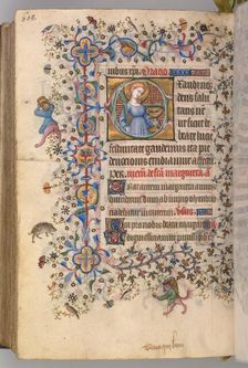 Hours of Charles the Noble, King of Navarre (1361-1425), fol. 298v, St. Lucy, c. 1405. Creator: Master of the Brussels Initials and Associates (French)
