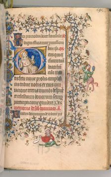 Hours of Charles the Noble, King of Navarre (1361-1425), fol. 290r, St. Francis, c. 1405. Creator: Master of the Brussels Initials and Associates (French)