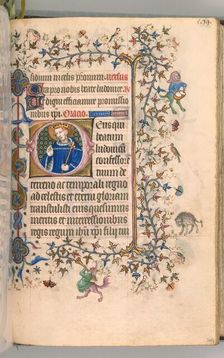 Hours of Charles the Noble, King of Navarre (1361-1425), fol. 291v, St. Louis, c. 1405. Creator: Master of the Brussels Initials and Associates (French)