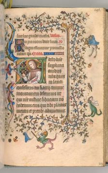 Hours of Charles the Noble, King of Navarre (1361-1425), fol. 292r, St. Fiacre, c. 1405. Creator: Master of the Brussels Initials and Associates (French)