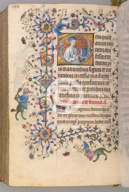 Hours of Charles the Noble, King of Navarre (1361-1425), fol. 293v, St. Yoon, c. 1405. Creator: Master of the Brussels Initials and Associates (French).