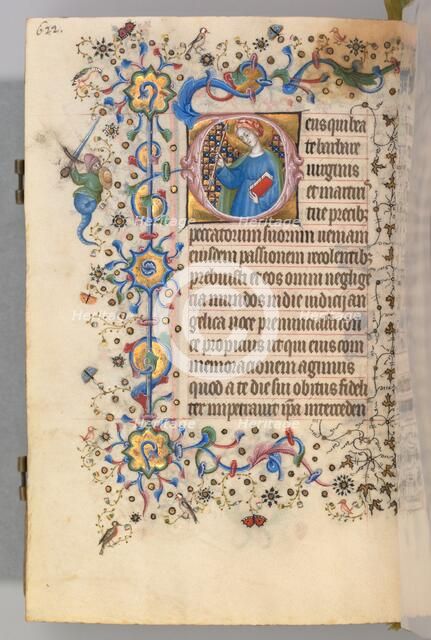 Hours of Charles the Noble, King of Navarre (1361-1425), fol. 305v, St. Martha, c. 1405. Creator: Master of the Brussels Initials and Associates (French).