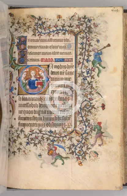 Hours of Charles the Noble, King of Navarre (1361-1425), fol. 303r, The Virgin Martyrs, c. 1405. Creator: Master of the Brussels Initials and Associates (French).