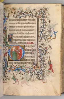 Hours of Charles the Noble, King of Navarre (1361-1425), fol. 303r, St. Apollonia, c. 1405. Creator: Master of the Brussels Initials and Associates (French)