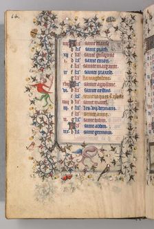 Hours of Charles the Noble, King of Navarre (1361-1425): fol. 7v, July, c. 1405. Creator: Master of the Brussels Initials and Associates (French)