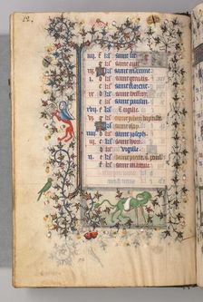 Hours of Charles the Noble, King of Navarre (1361-1425): fol. 6v, June, c. 1405. Creator: Master of the Brussels Initials and Associates (French)