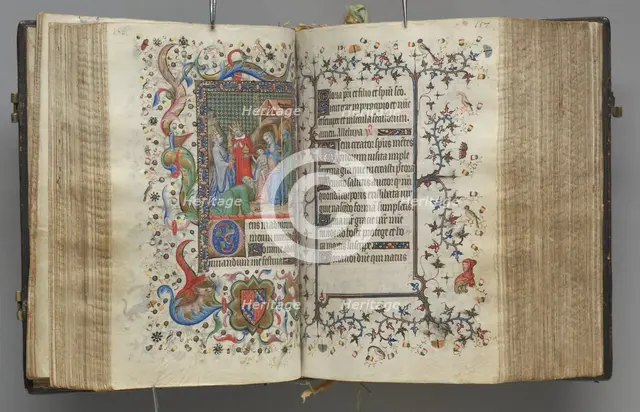 Hours of Charles the Noble, King of Navarre (1361-1425): fol. 79r, Text, c. 1405. Creator: Master of the Brussels Initials and Associates (French).