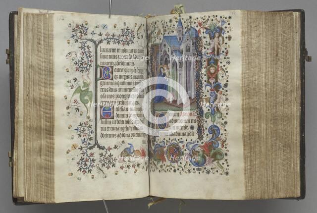 Hours of Charles the Noble, King of Navarre (1361-1425): fol. 82v, Text, c. 1405. Creator: Master of the Brussels Initials and Associates (French).