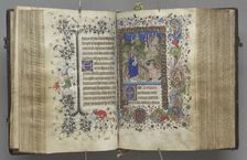 Hours of Charles the Noble, King of Navarre (1361-1425): fol. 87v, Text, c. 1405. Creator: Master of the Brussels Initials and Associates (French)