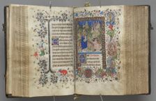 Hours of Charles the Noble, King of Navarre (1361-1425): fol. 87v, Text, c. 1405. Creator: Master of the Brussels Initials and Associates (French)