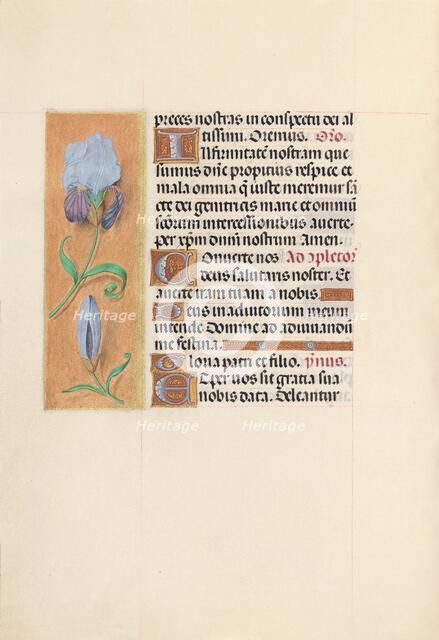 Hours of Queen Isabella the Catholic, Queen of Spain: Fol. 41v, c. 1500. Creator: Master of the First Prayerbook of Maximillian (Flemish, c. 1444-1519); Associates, and.