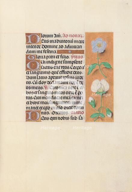 Hours of Queen Isabella the Catholic, Queen of Spain: Fol. 47r, c. 1500. Creator: Master of the First Prayerbook of Maximillian (Flemish, c. 1444-1519); Associates, and.