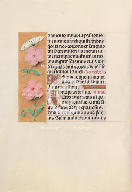 Hours of Queen Isabella the Catholic, Queen of Spain: Fol. 47v, c. 1500. Creator: Master of the First Prayerbook of Maximillian (Flemish, c. 1444-1519); Associates, and.