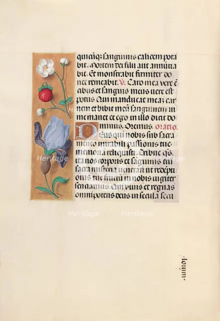 Hours of Queen Isabella the Catholic, Queen of Spain: Fol. 46v, c. 1500. Creator: Master of the First Prayerbook of Maximillian (Flemish, c. 1444-1519); Associates, and.