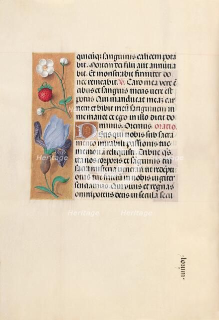 Hours of Queen Isabella the Catholic, Queen of Spain: Fol. 46v, c. 1500. Creator: Master of the First Prayerbook of Maximillian (Flemish, c. 1444-1519); Associates, and.