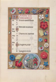 Hours of Queen Isabella the Catholic, Queen of Spain: Fol. 4r, March, c. 1500. Creator: Master of the First Prayerbook of Maximillian (Flemish, c. 1444-1519); Associates, and